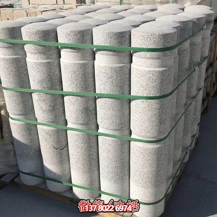 花崗巖擋車(chē)路障石柱廣場(chǎng)攔車(chē)圓石柱子